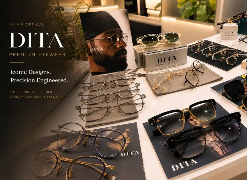DITA premium eyewear display